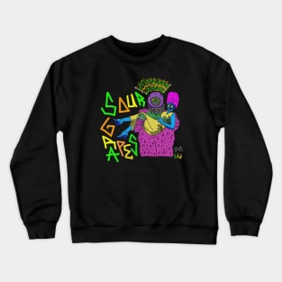 "Robot Monsters Need love too!" Crewneck Sweatshirt